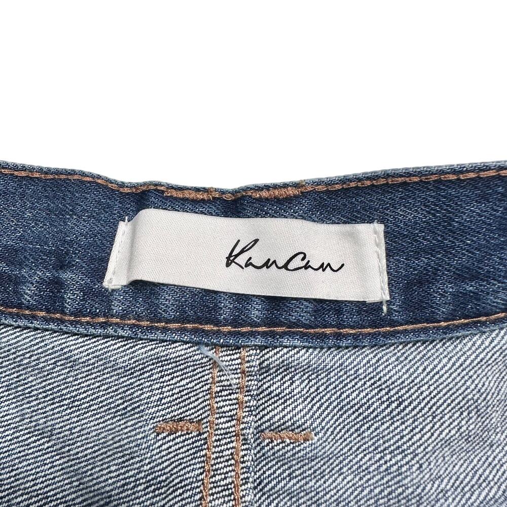 Kancan | Women | 90s Boyfriend Ultra High Rise Distressed Wide Leg Jeans | Sz 31 - Picture 7 of 13